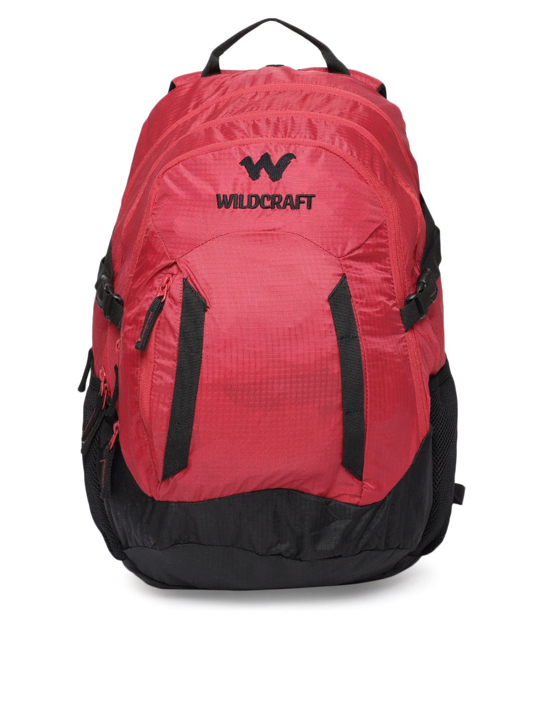 

Wildcraft Unisex Red & Black Solid Backpack