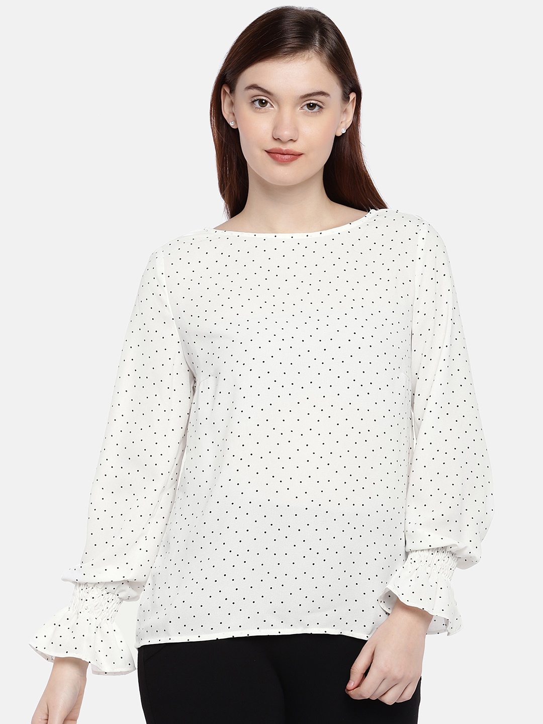 

Vero Moda Women White Printed Top