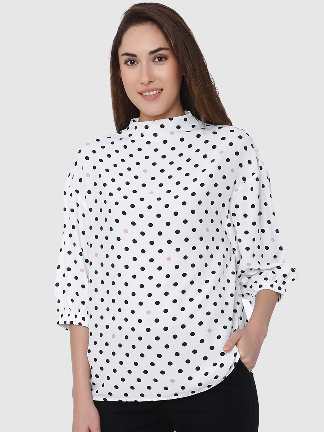 

Vero Moda Women White Printed Top