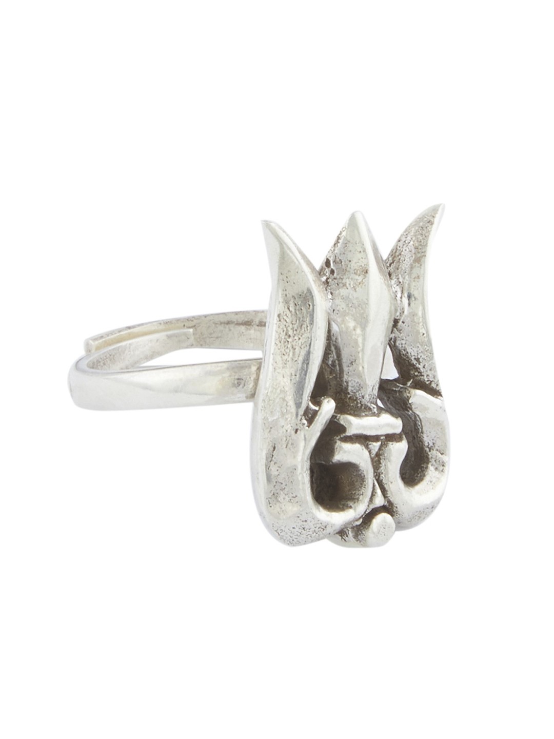 

ahilya Women Sterling Silver Trishul Ring