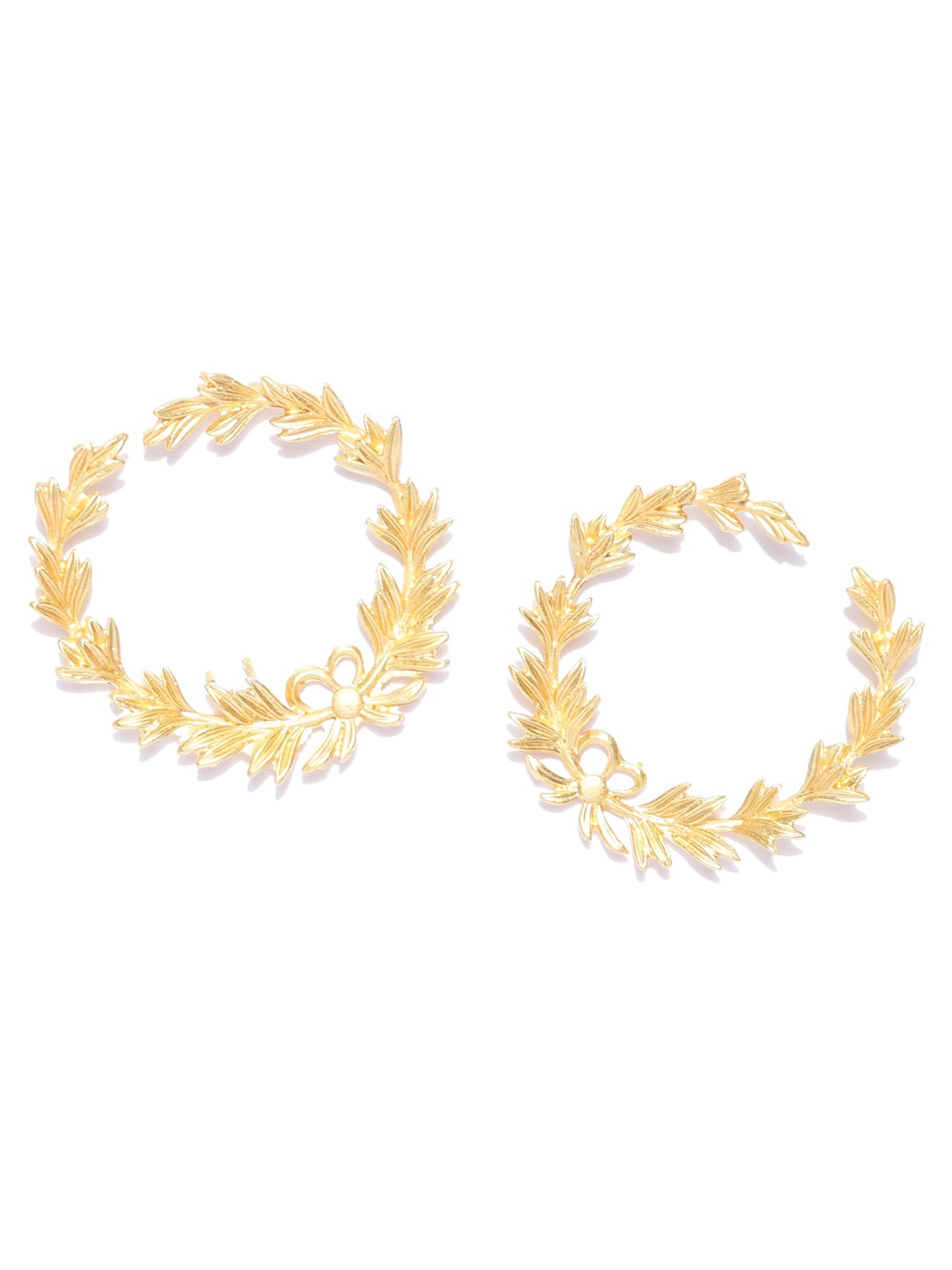 

YouBella Gold-Plated Contemporary Drop Earrings