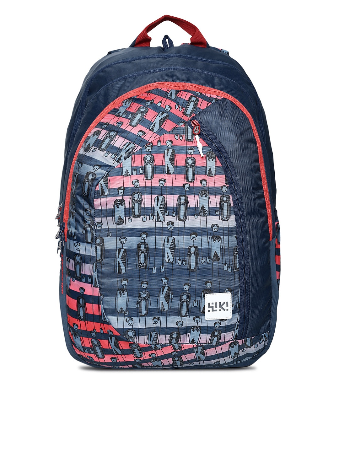 

Wildcraft Unisex WIKI 8 Character Navy Blue Graphic Printed Backpack