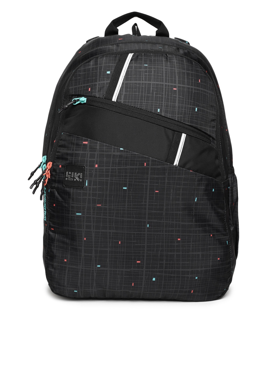

Wildcraft Unisex Black Graphic Backpack
