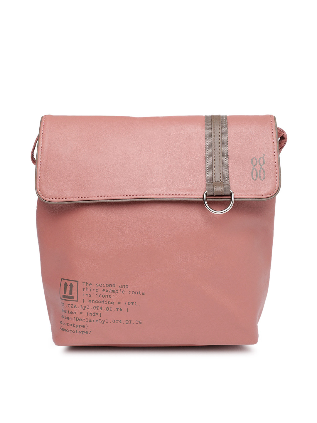 

Baggit Women Pink Printed Backpack