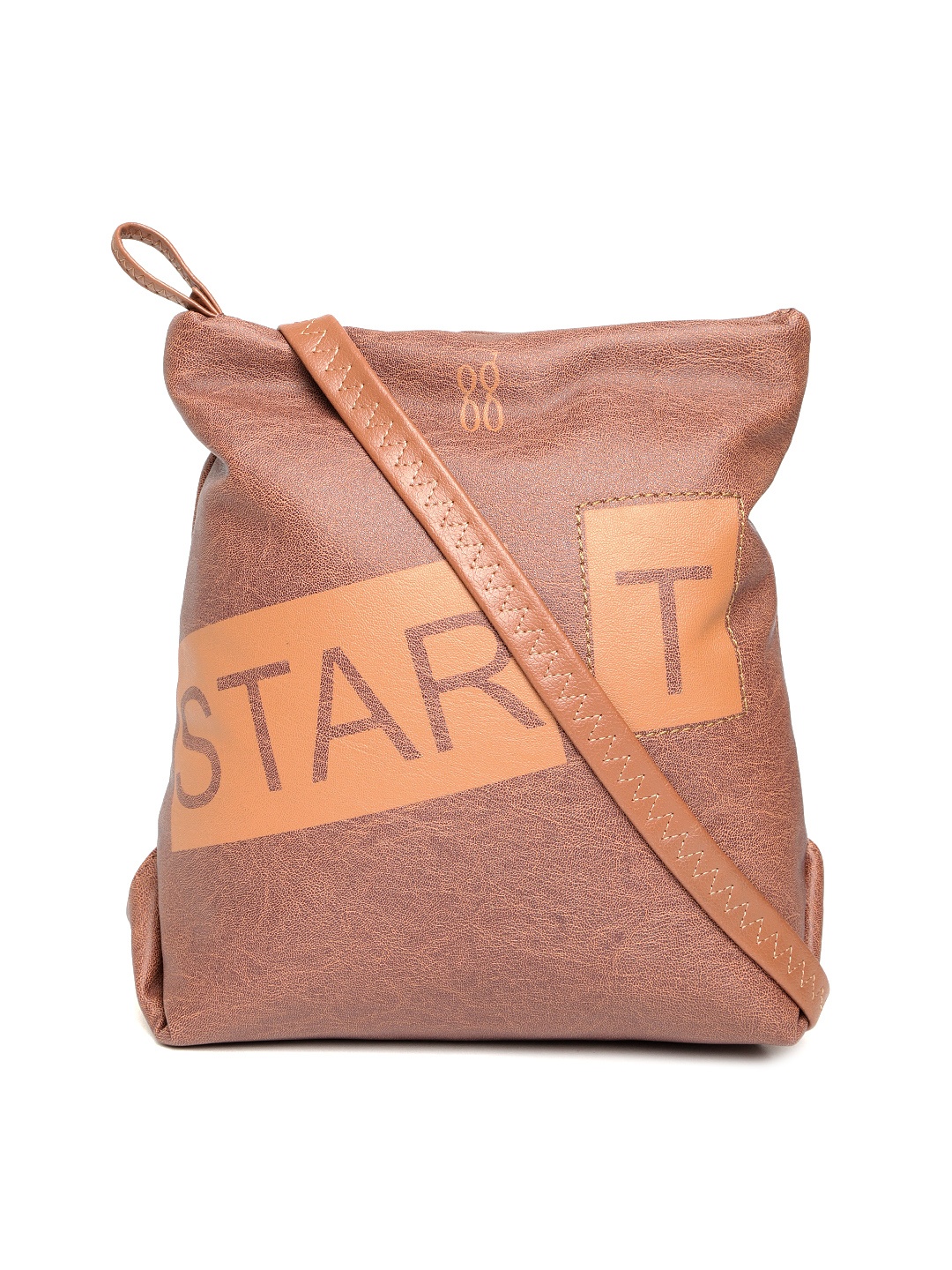 

Baggit Brown Printed Sling Bag cum Backpack