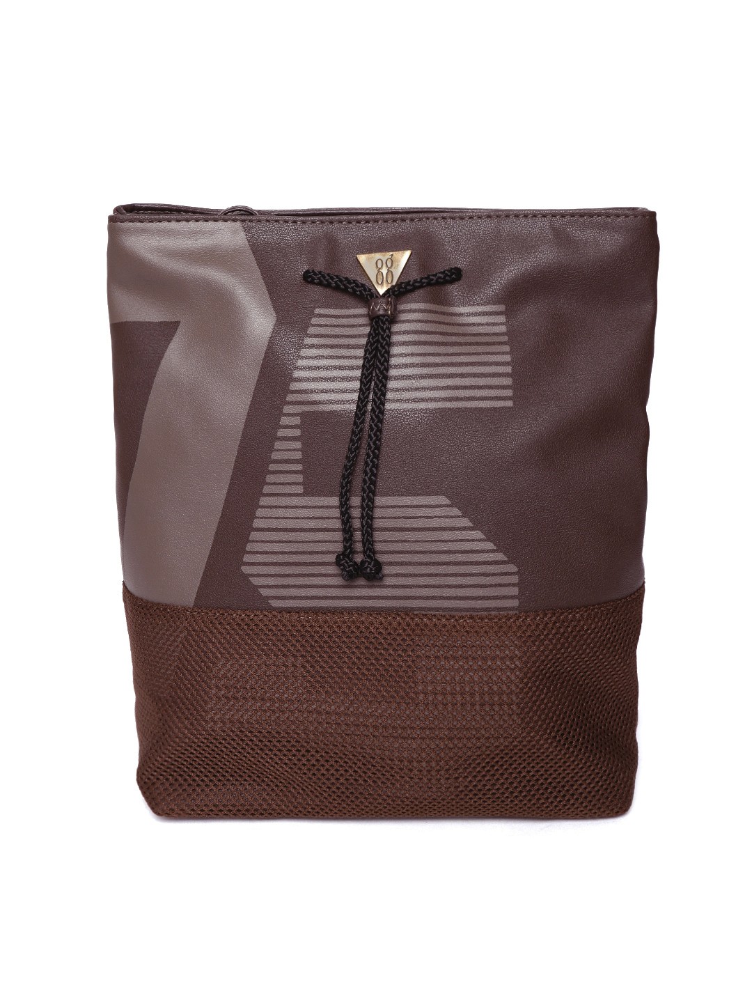 

Baggit Women Brown Graphic Backpack