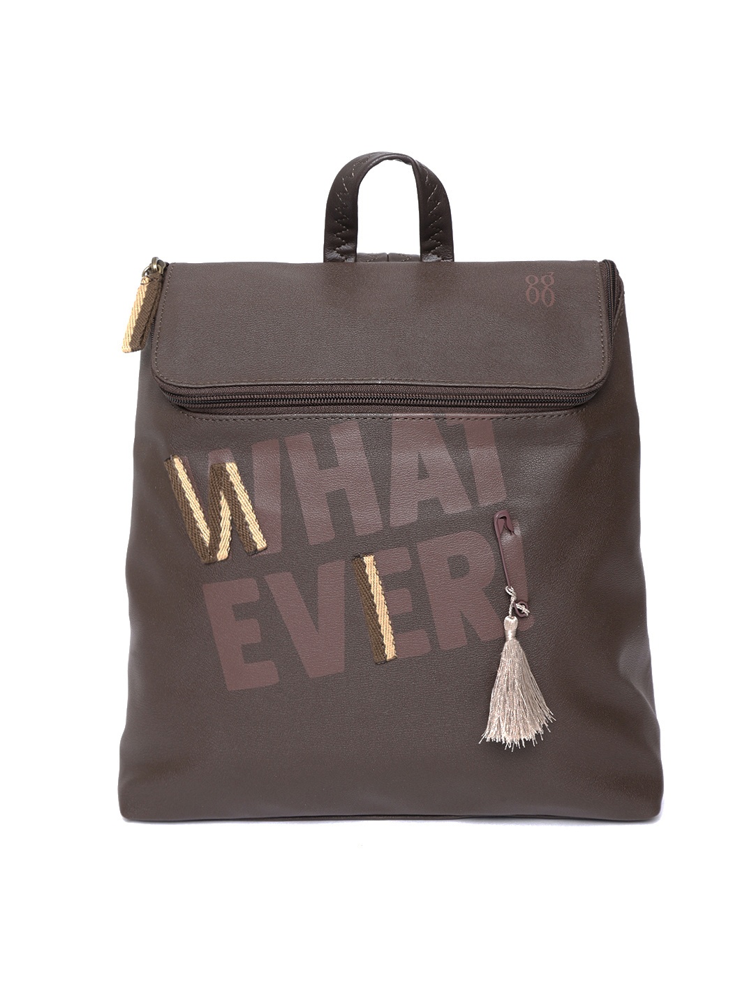

Baggit Women Brown Graphic Backpack