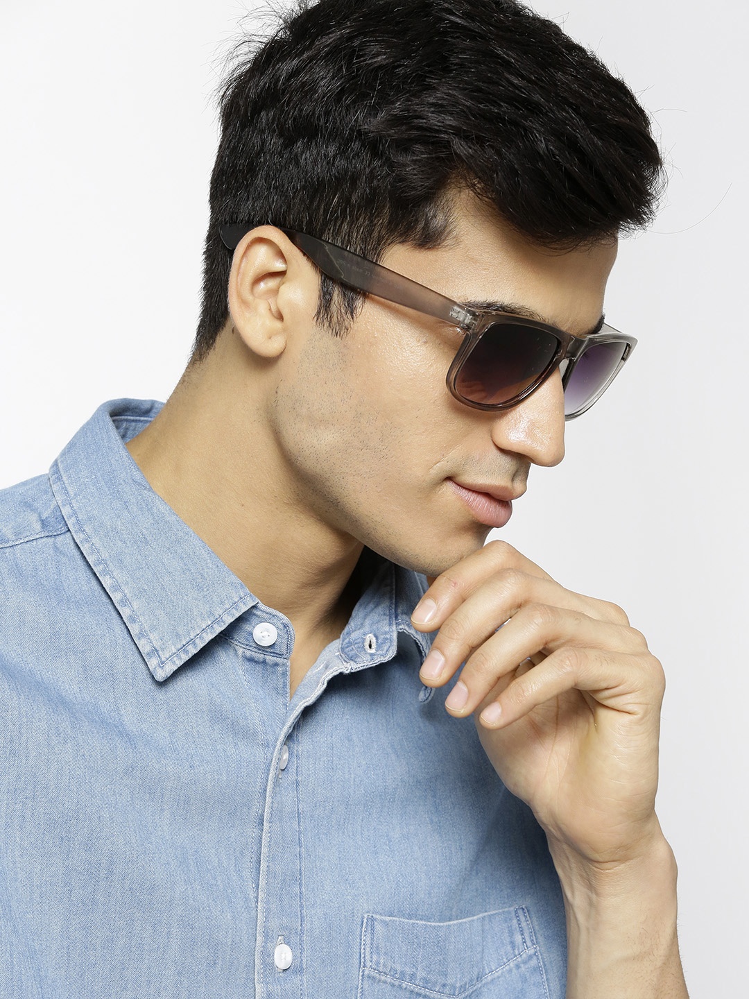 

Mast & Harbour Unisex Wayfarer Sunglasses MFB-PN-AEP177EV-8, Grey