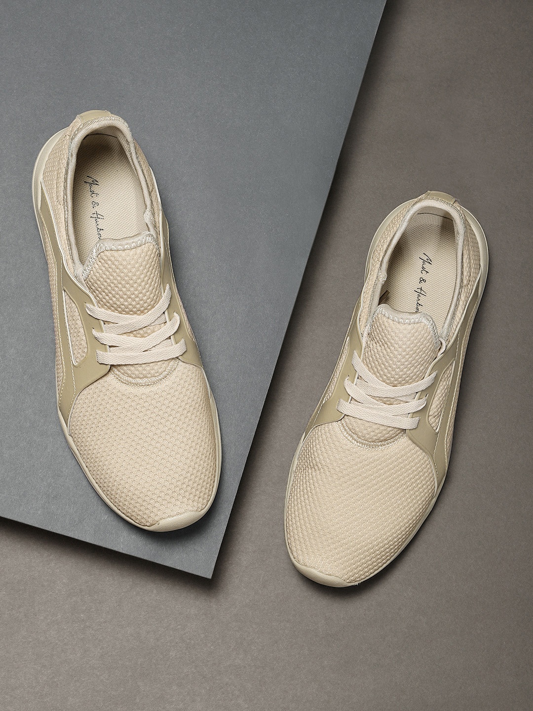 

Mast & Harbour Men Beige Sneakers