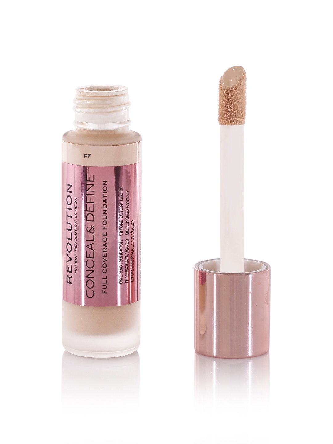 

Makeup Revolution London Conceal & Define Full Coverage Foundation - F7 23 ml, Beige
