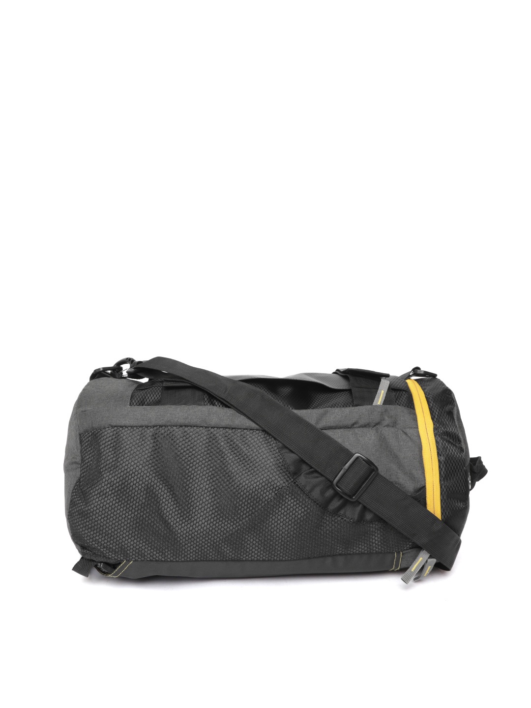 

Gear Unisex Charcoal Grey Solid Duffel Bag cum Backpack