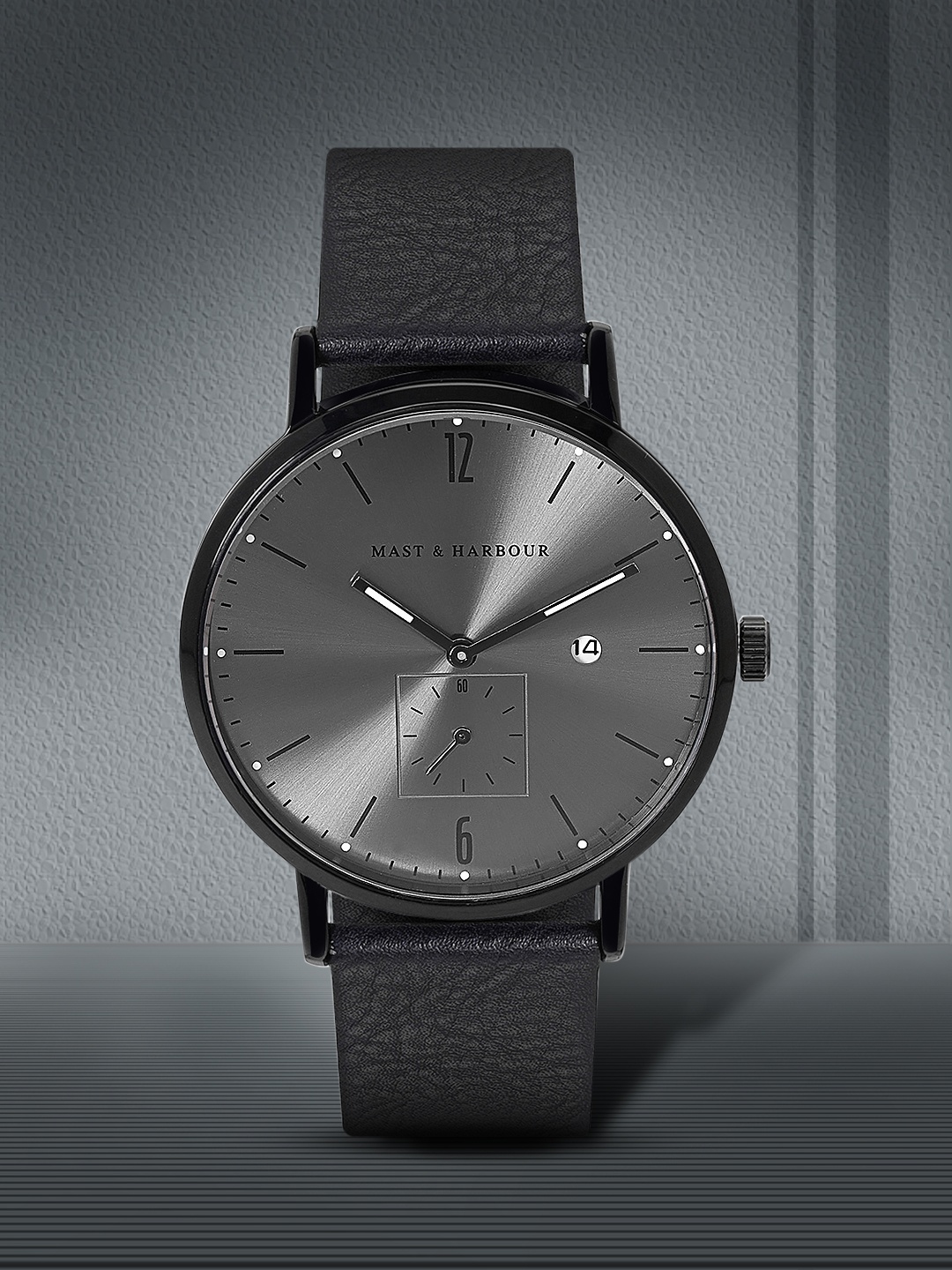 

Mast & Harbour Men Charcoal Grey Analogue Watch MFB-PN-WTH-6266G