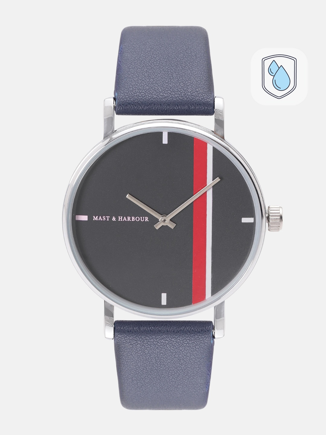 

Mast & Harbour Unisex Navy Blue Analogue Watch MFB-PN-LW5489M