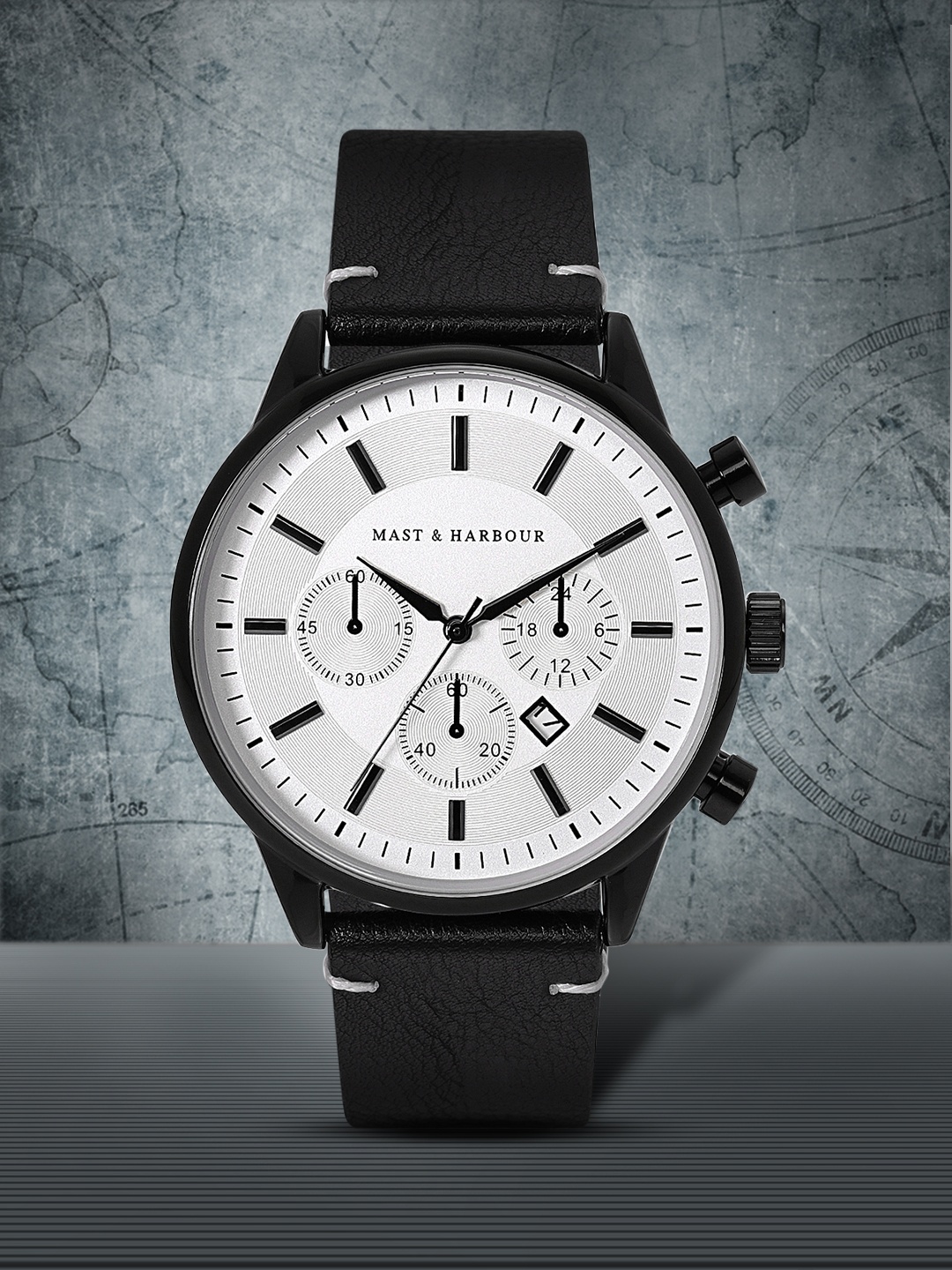 

Mast & Harbour Men Silver-Toned Analogue Watch MFB-PN-WTH-6179G