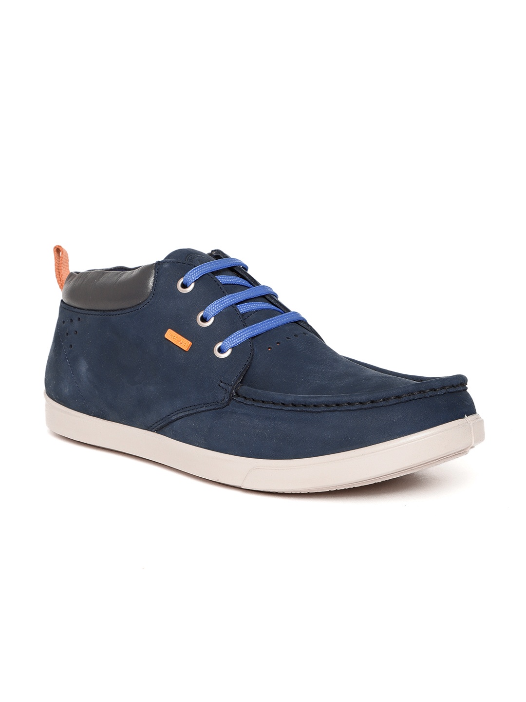 

Woodland Men Navy Blue Nubuck Derbys