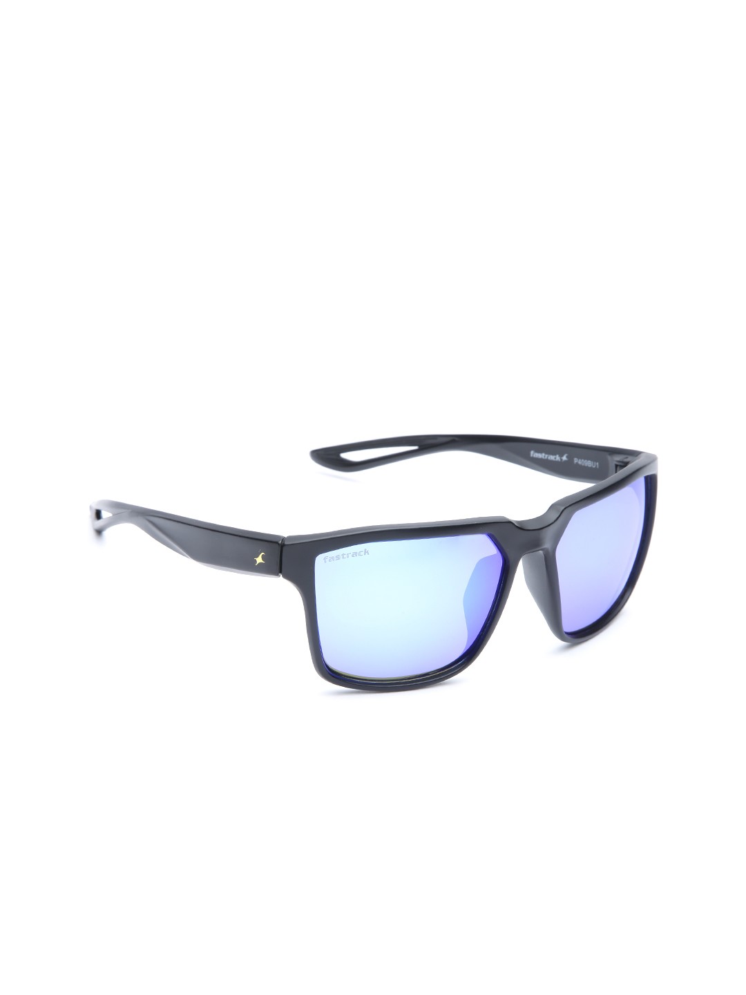 

Fastrack Men Mirrored Square Sunglasses P409BU1, Blue