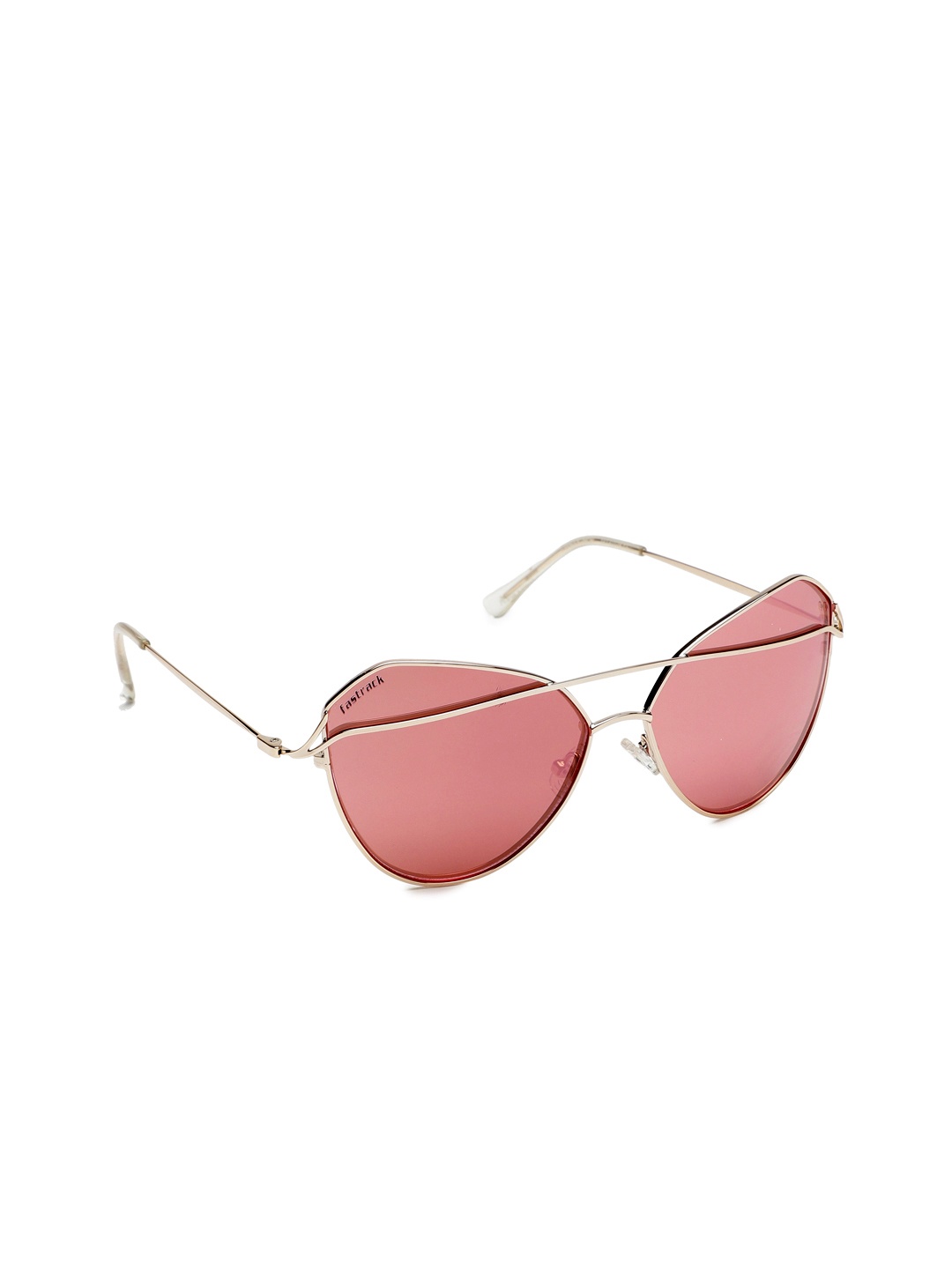 

Fastrack Women Oval Mirrored Sunglasses NBM180PK1F, Pink