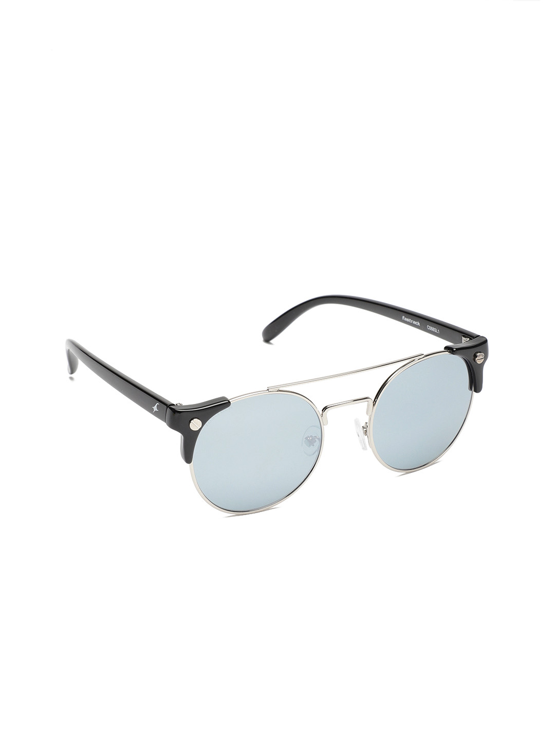 

Fastrack Men Round Sunglasses NBC068SL1, Black