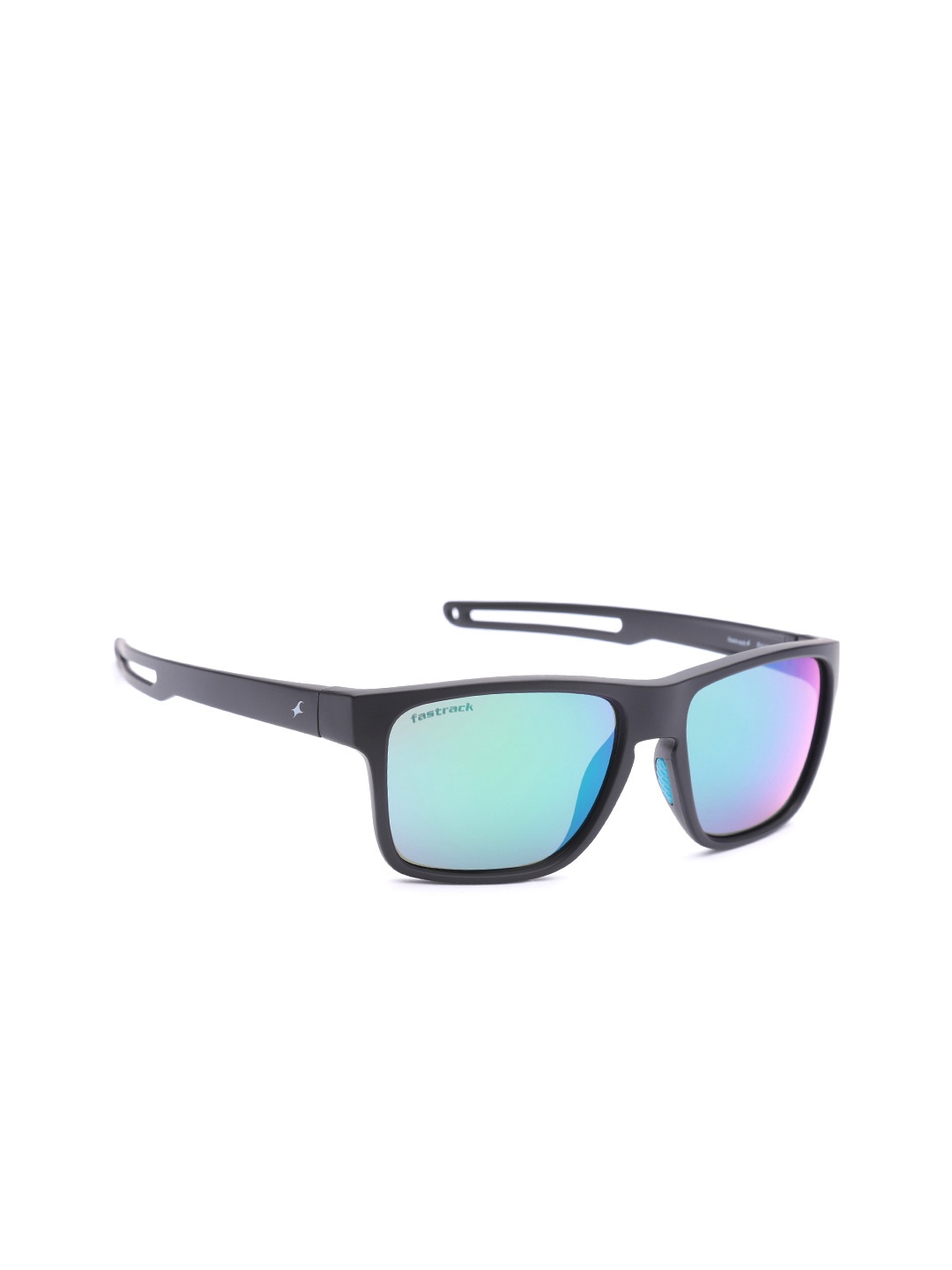 

Fastrack Men Mirrored Square Sunglasses P415GR1, Blue