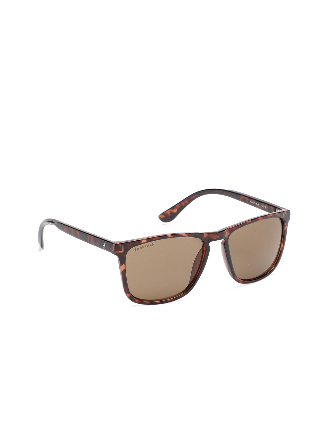 

Fastrack Men Rectangle Sunglasses P407BR1, Brown