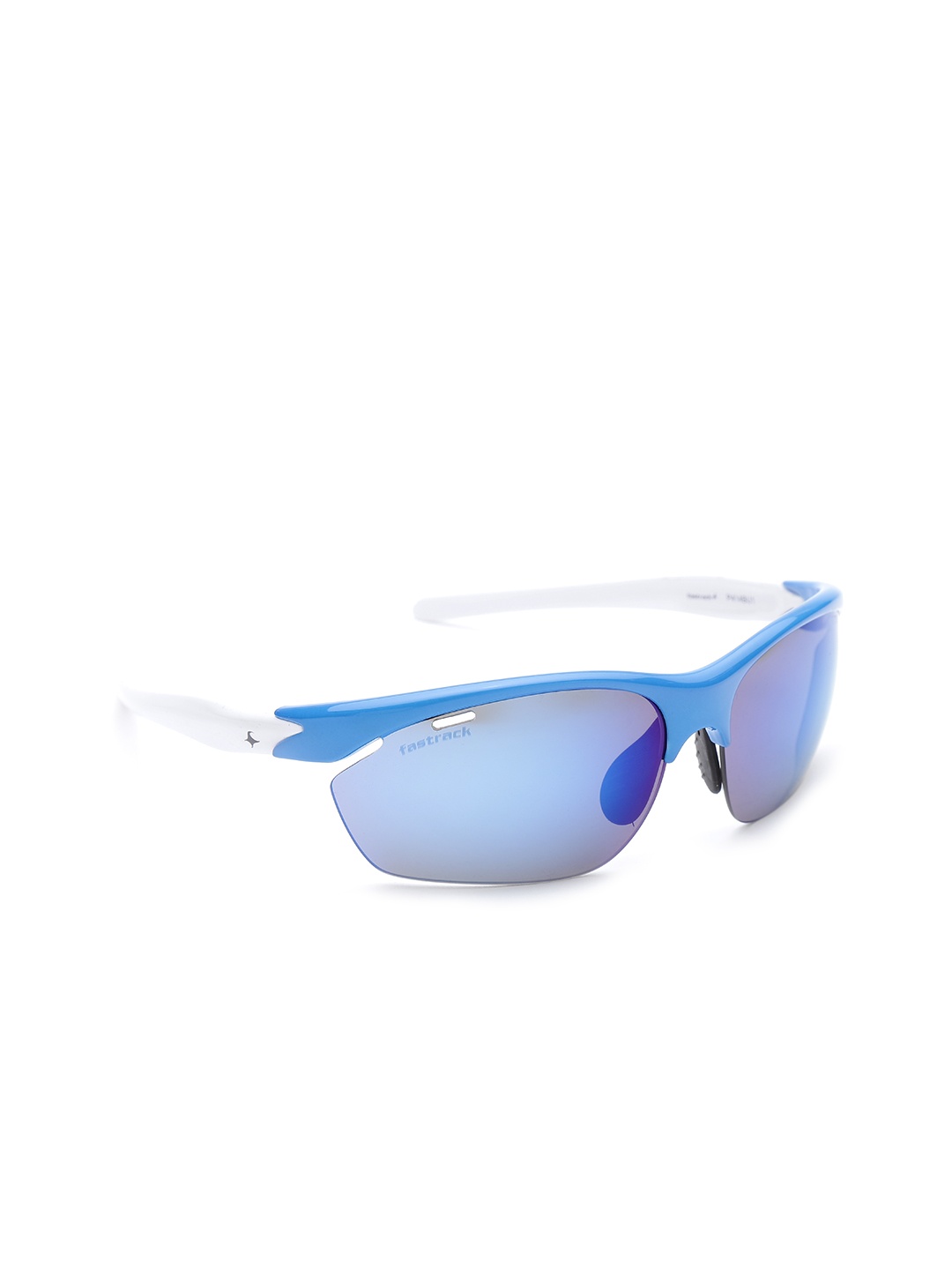 

Fastrack Men Sports Sunglasses P414BU1, Blue