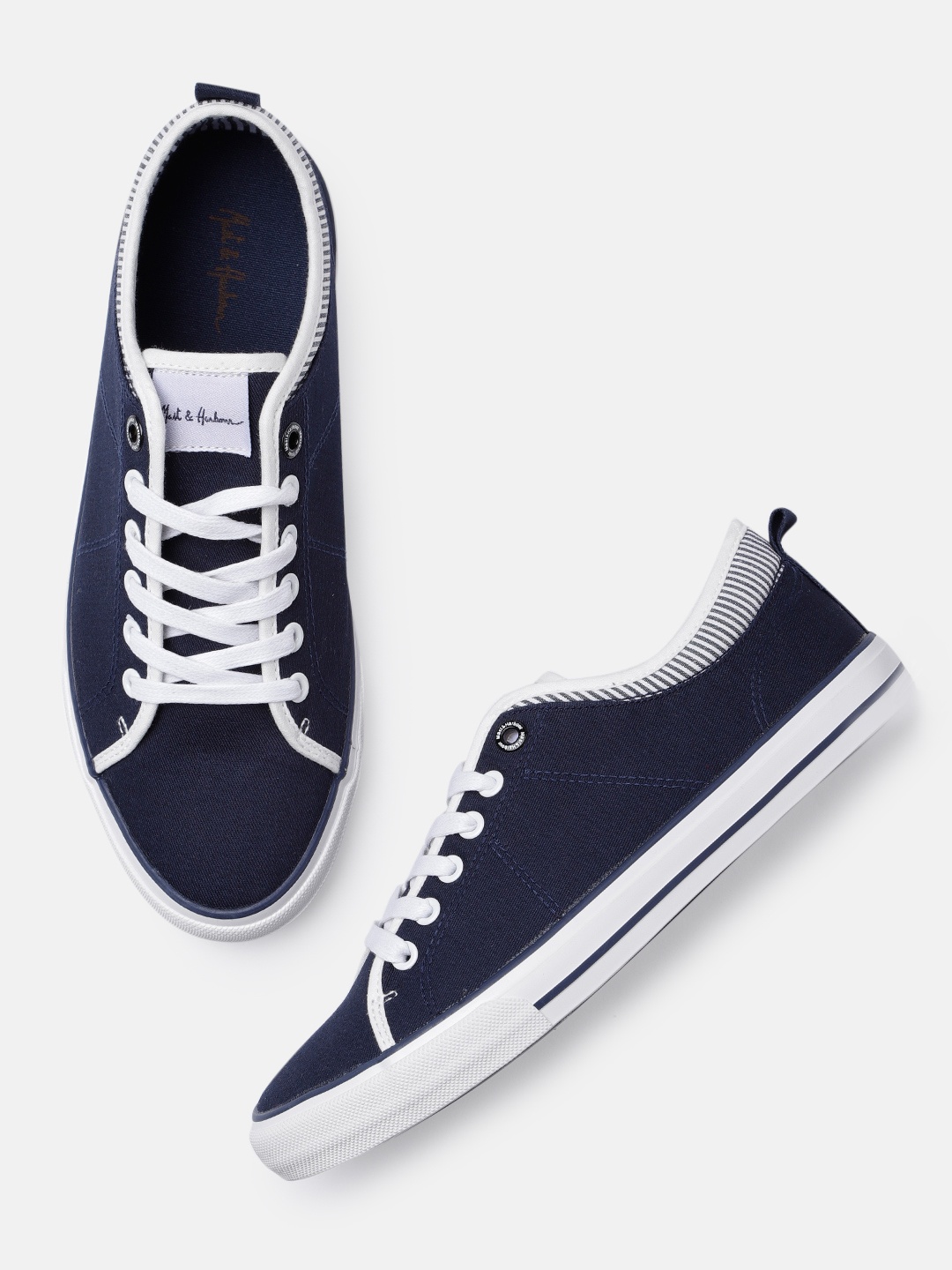 

Mast & Harbour Men Navy Blue Sneakers