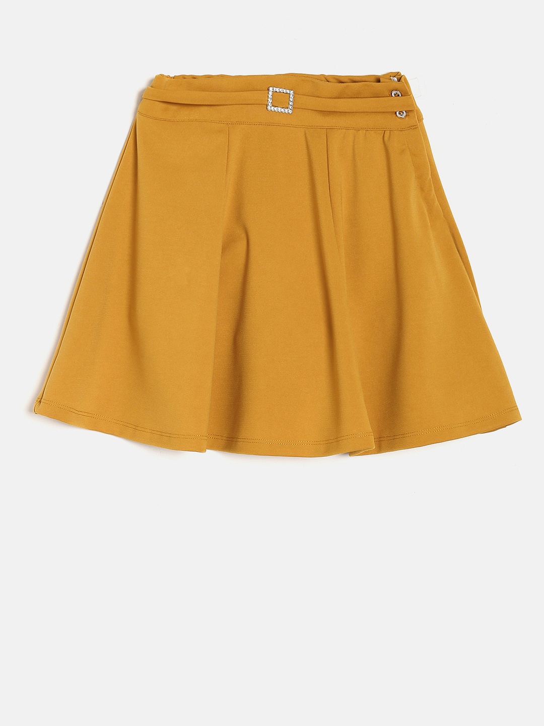 

Peppermint Girls Mustard Yellow A-Line Skirt
