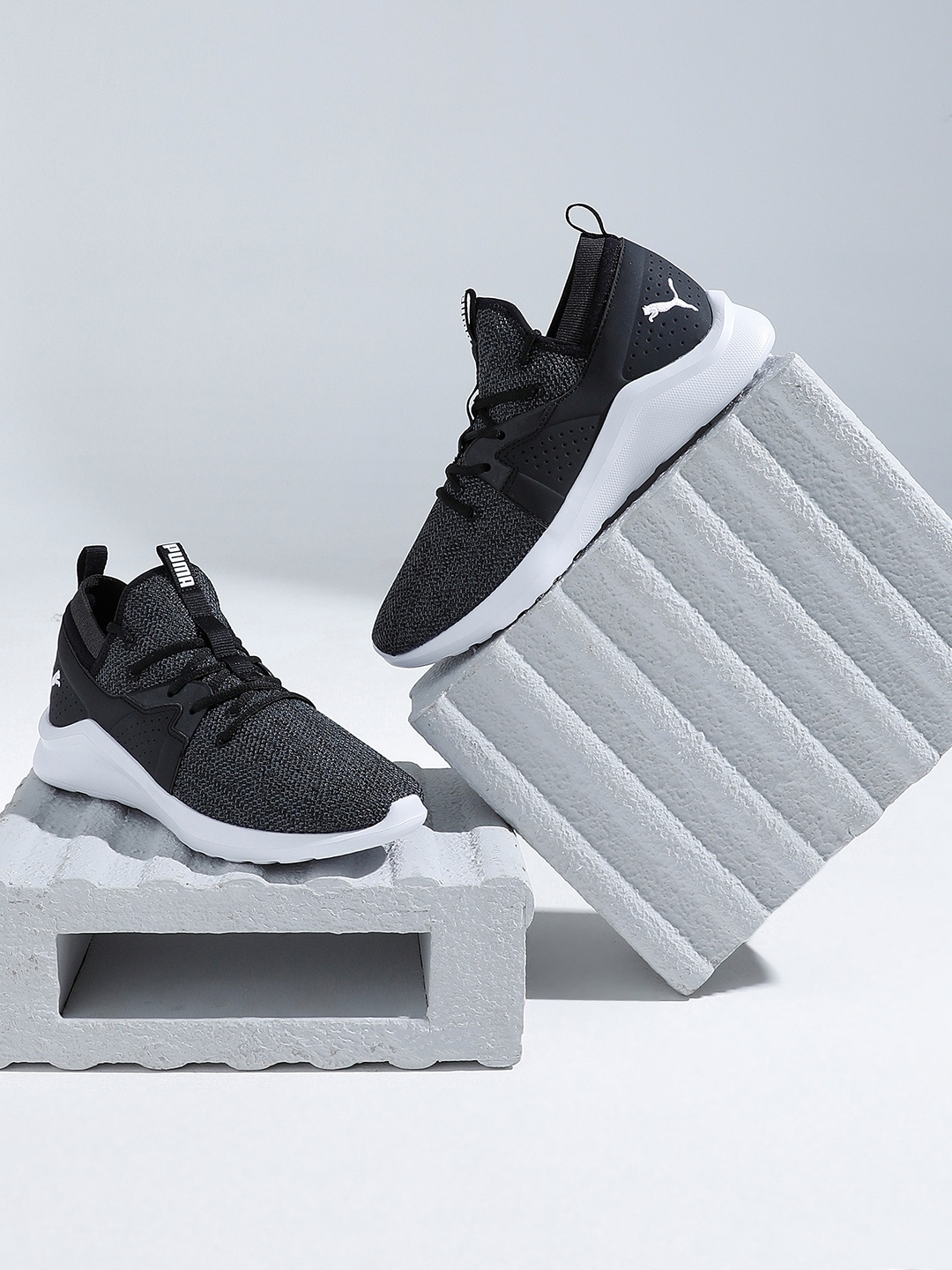 

Puma Men Black Hybrid NX Running Shoes