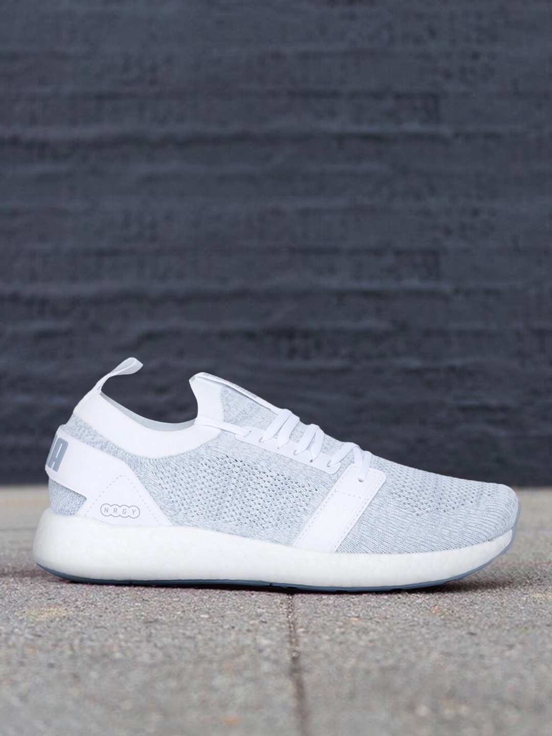 

Puma Women White NRGY Neko Engineer Knit Running Shoes