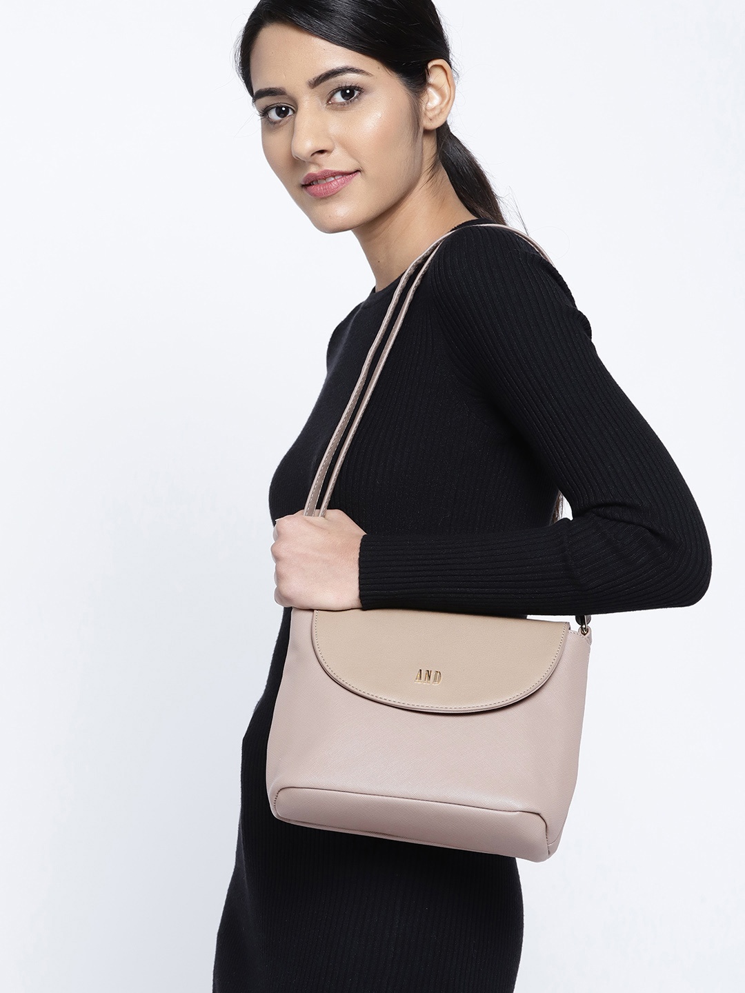 

AND Brown Solid Sling Bag