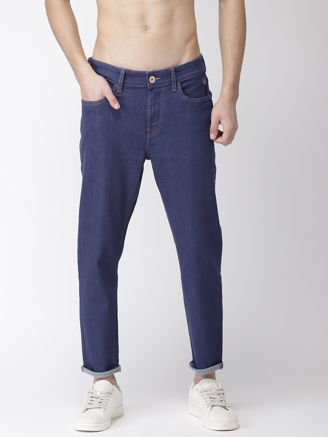 

Flying Machine Men Blue MJ Mankle Skinny Fit Mid-Rise Clean Look Stretchable Jeans
