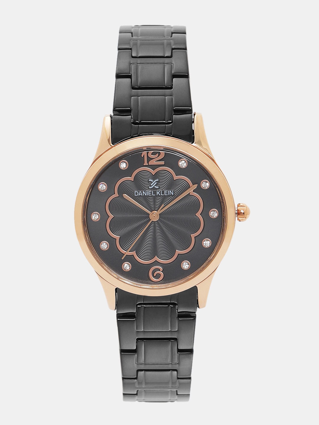 

Daniel Klein Premium Women Black Textured Analogue Watch DK11990-5