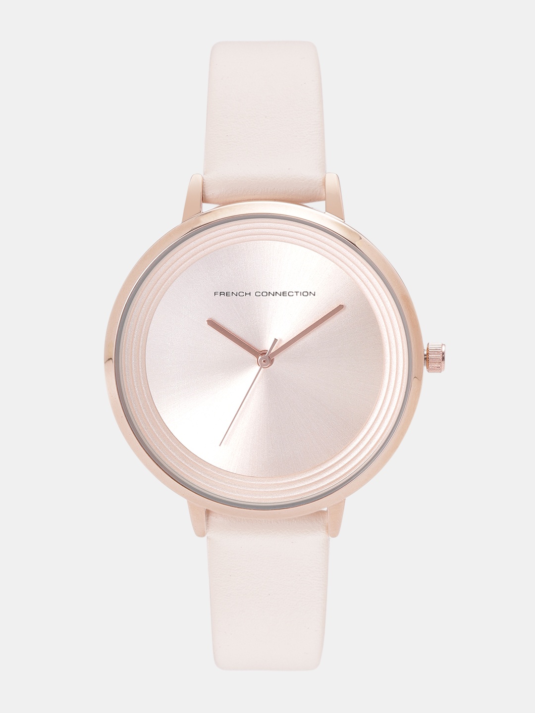 

French Connection Women Rose Gold-Toned Analogue Watch FCN0001A, Silver