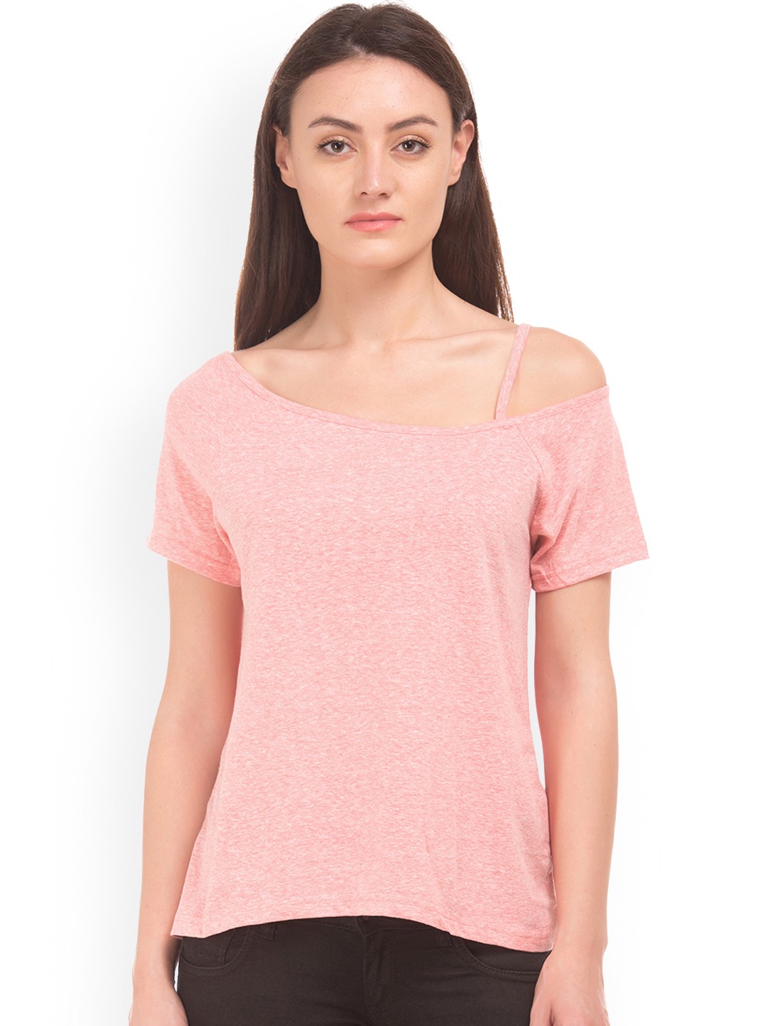 

Sugr Women Pink Solid Top