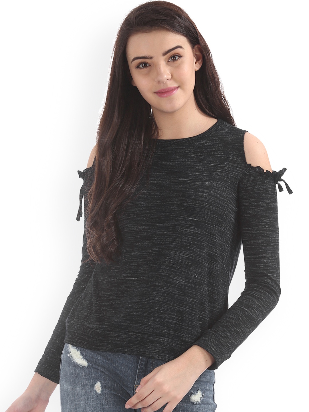 

Sugr Women Black Solid Top