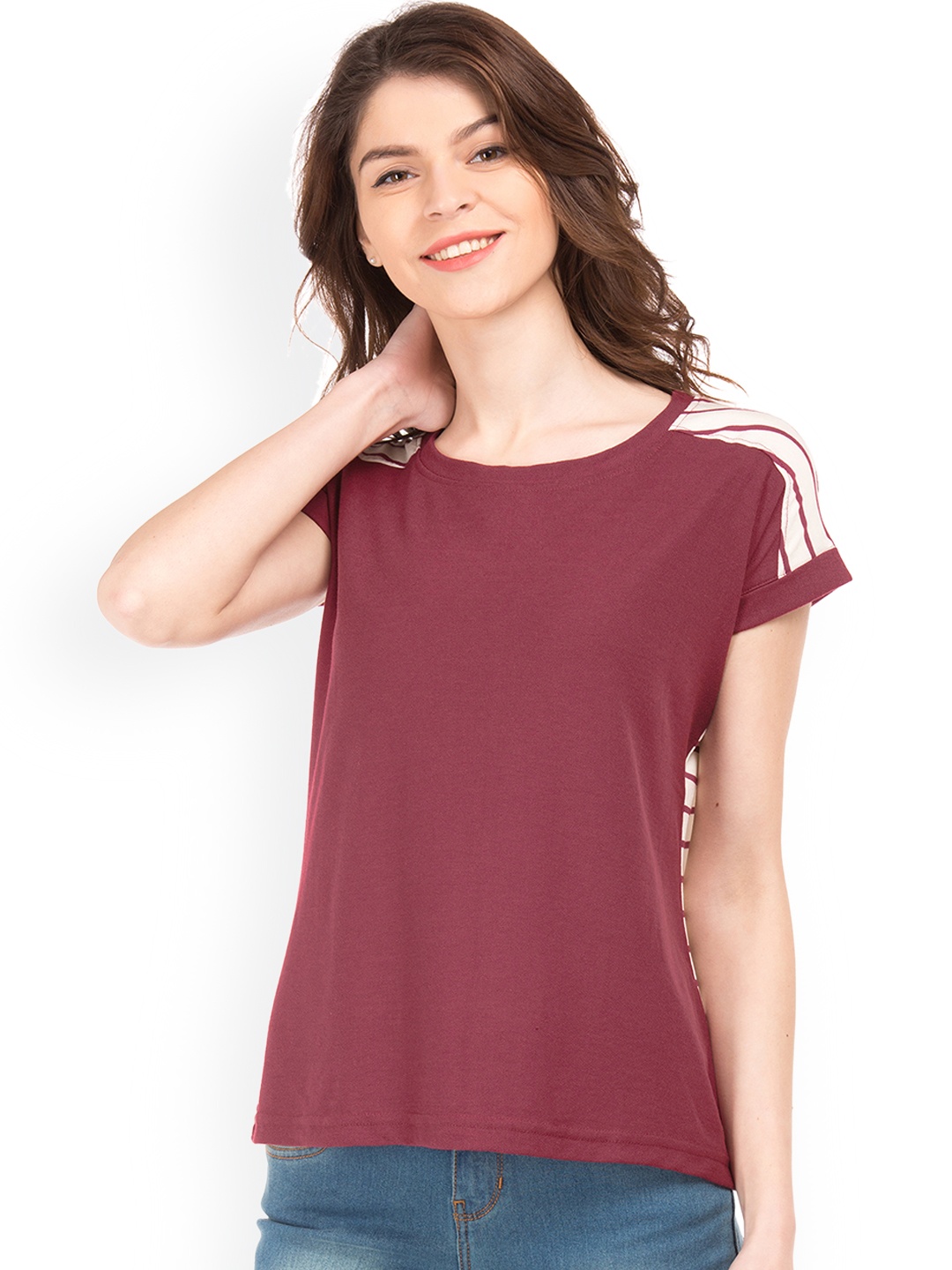 

Sugr Women Red Solid Top