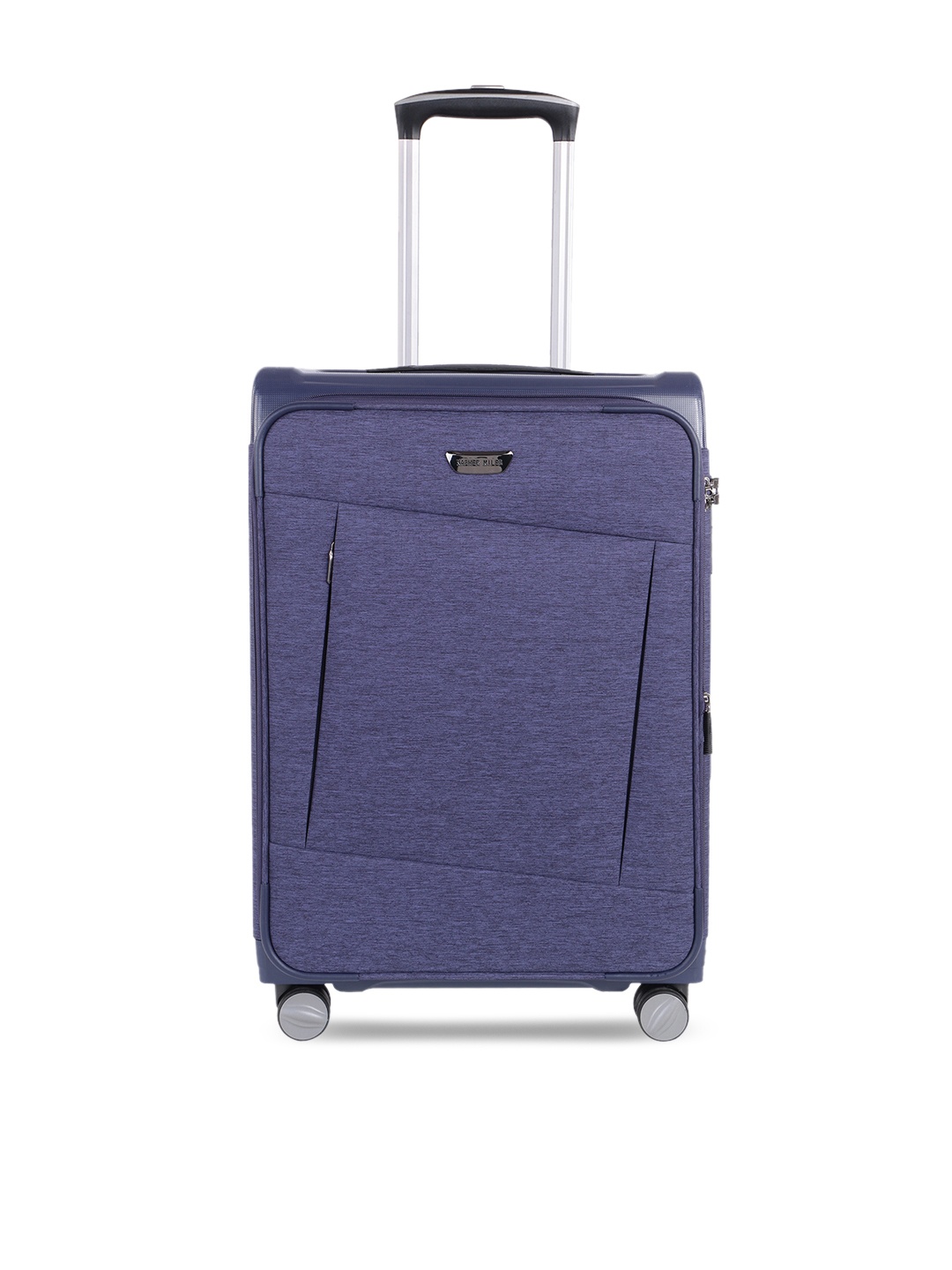 

Nasher Miles Navy Blue Budapest Hard PP & Soft Melange Cabin Luggage Bag