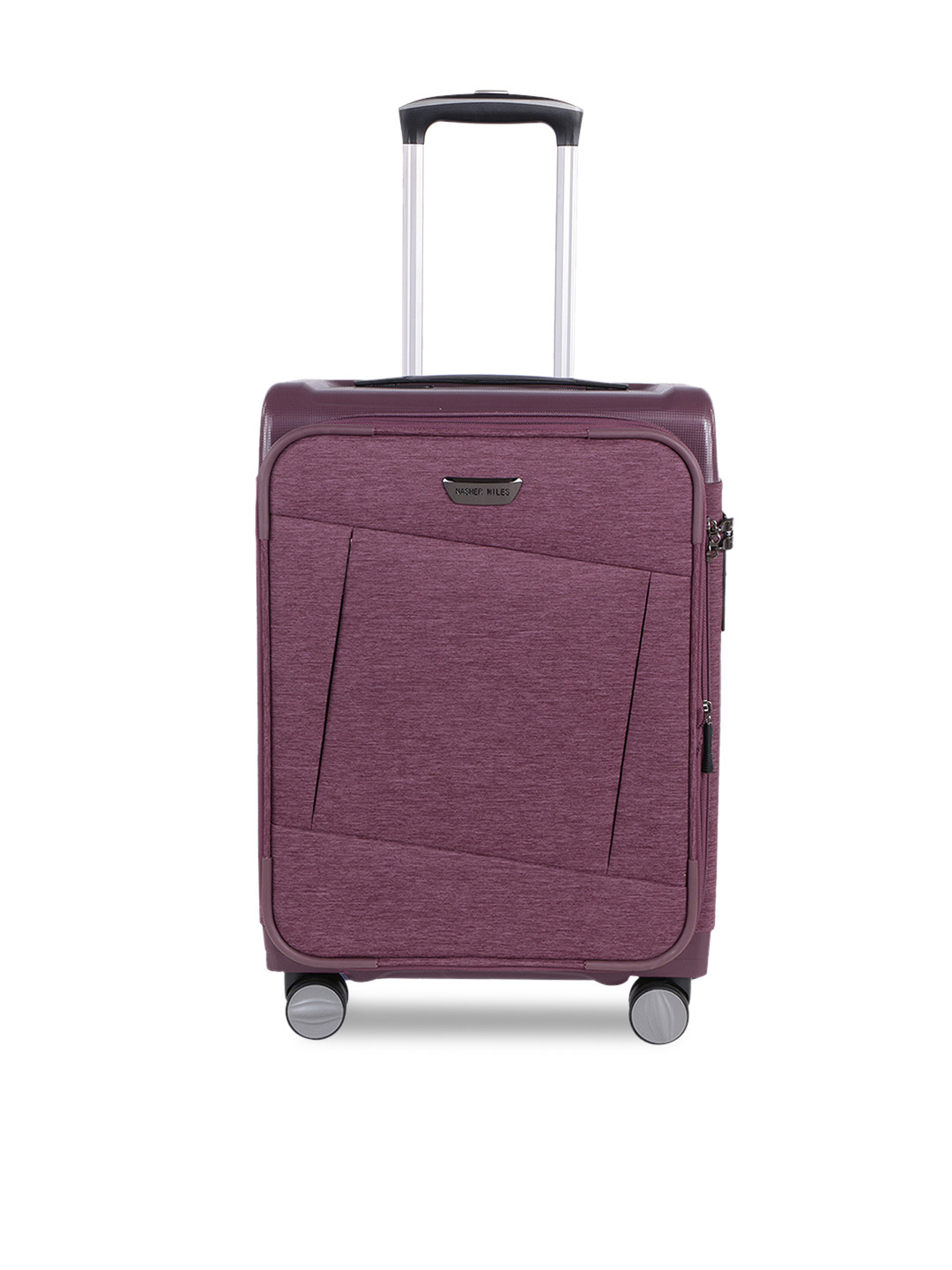 

Nasher Miles Purple Budapest Hard PP & Soft Melange Cabin Luggage Bag
