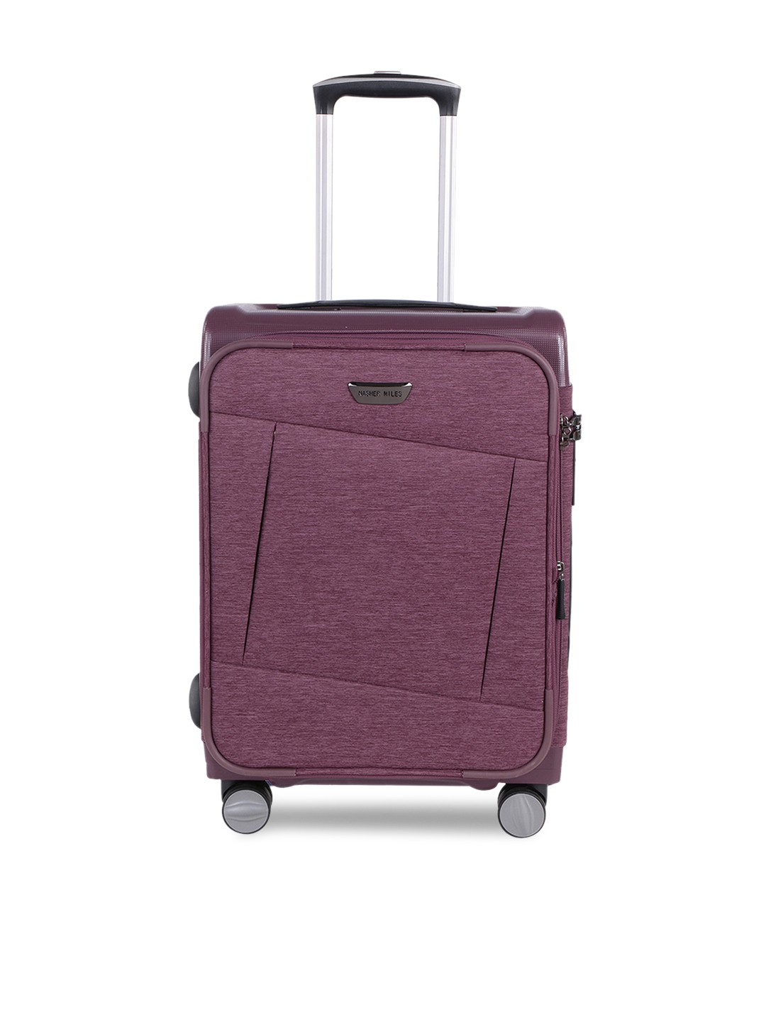 

Nasher Miles Purple Budapest Hard PP & Soft Melange Check-in Luggage Bag