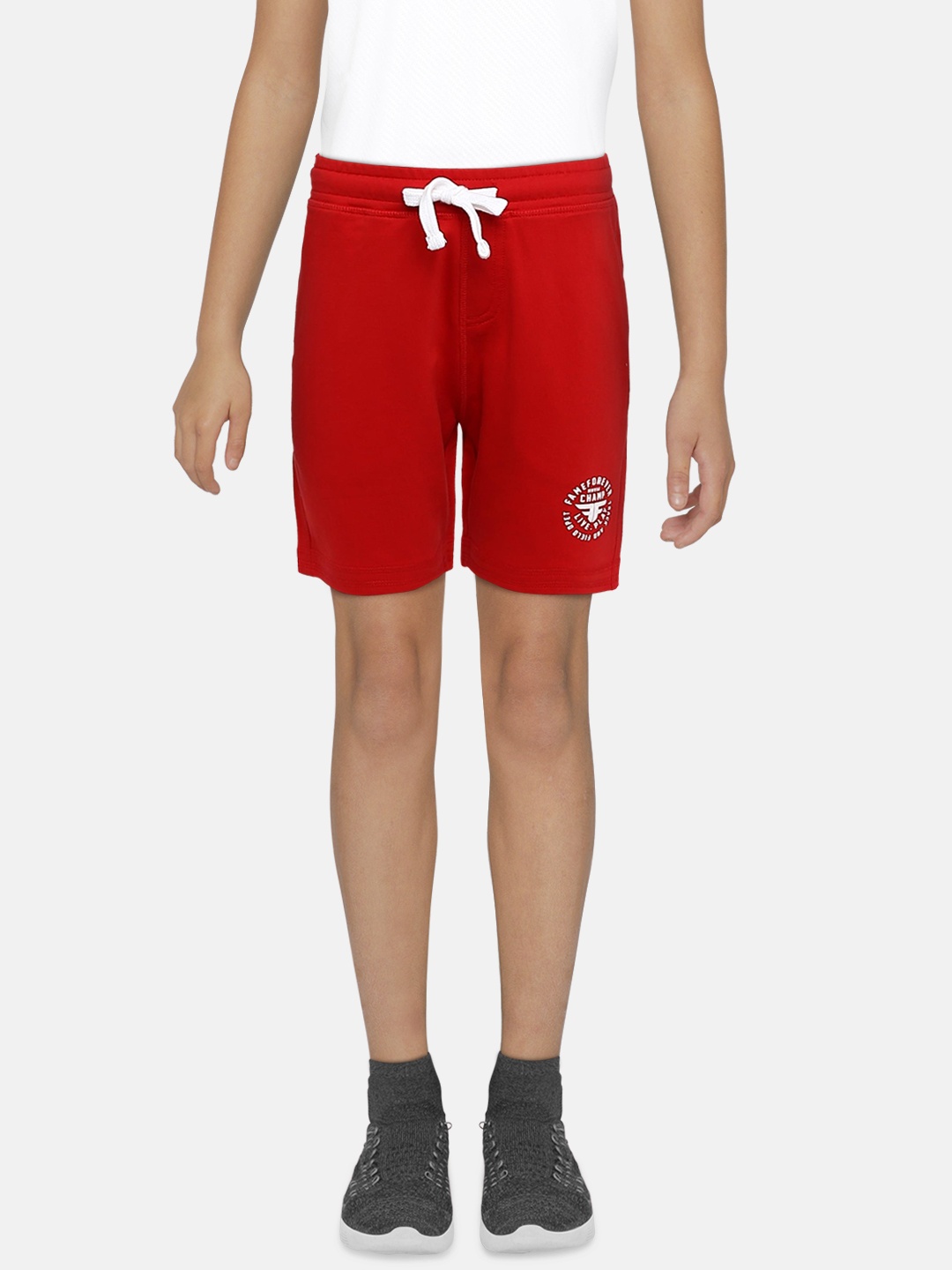 

Fame Forever by Lifestyle Boys Red Solid Regular Fit Regular Shorts