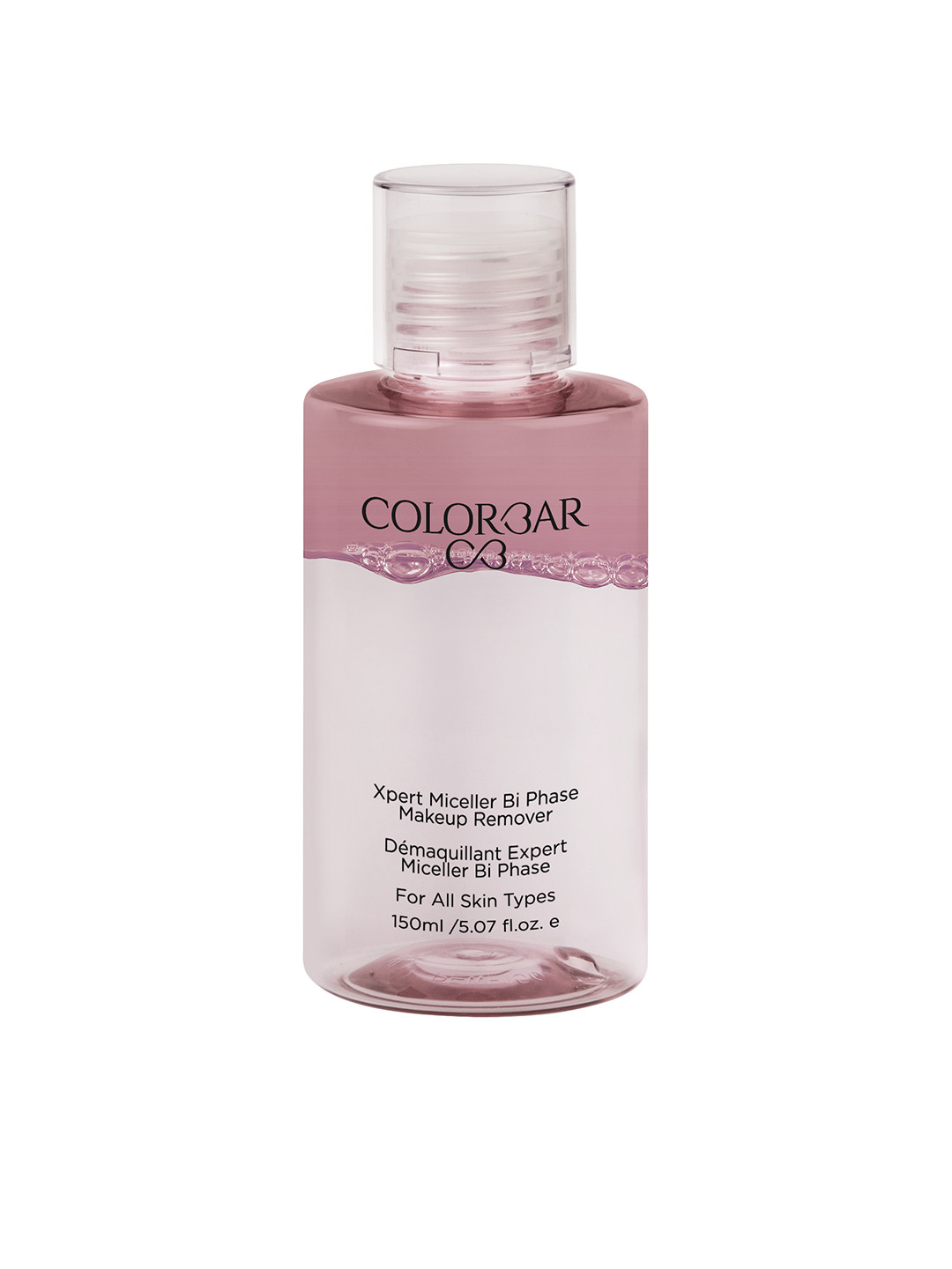 

Colorbar Xpert Micellar Bi Phase Makeup Remover 150 ml, Pink