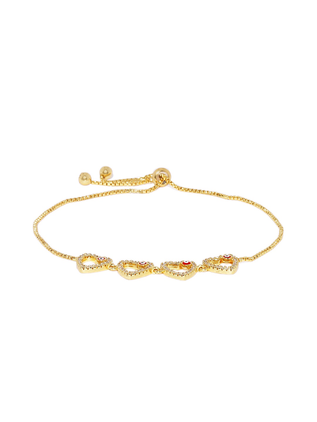 

ChicMela Gold-Plated Handcrafted Wraparound Bracelet