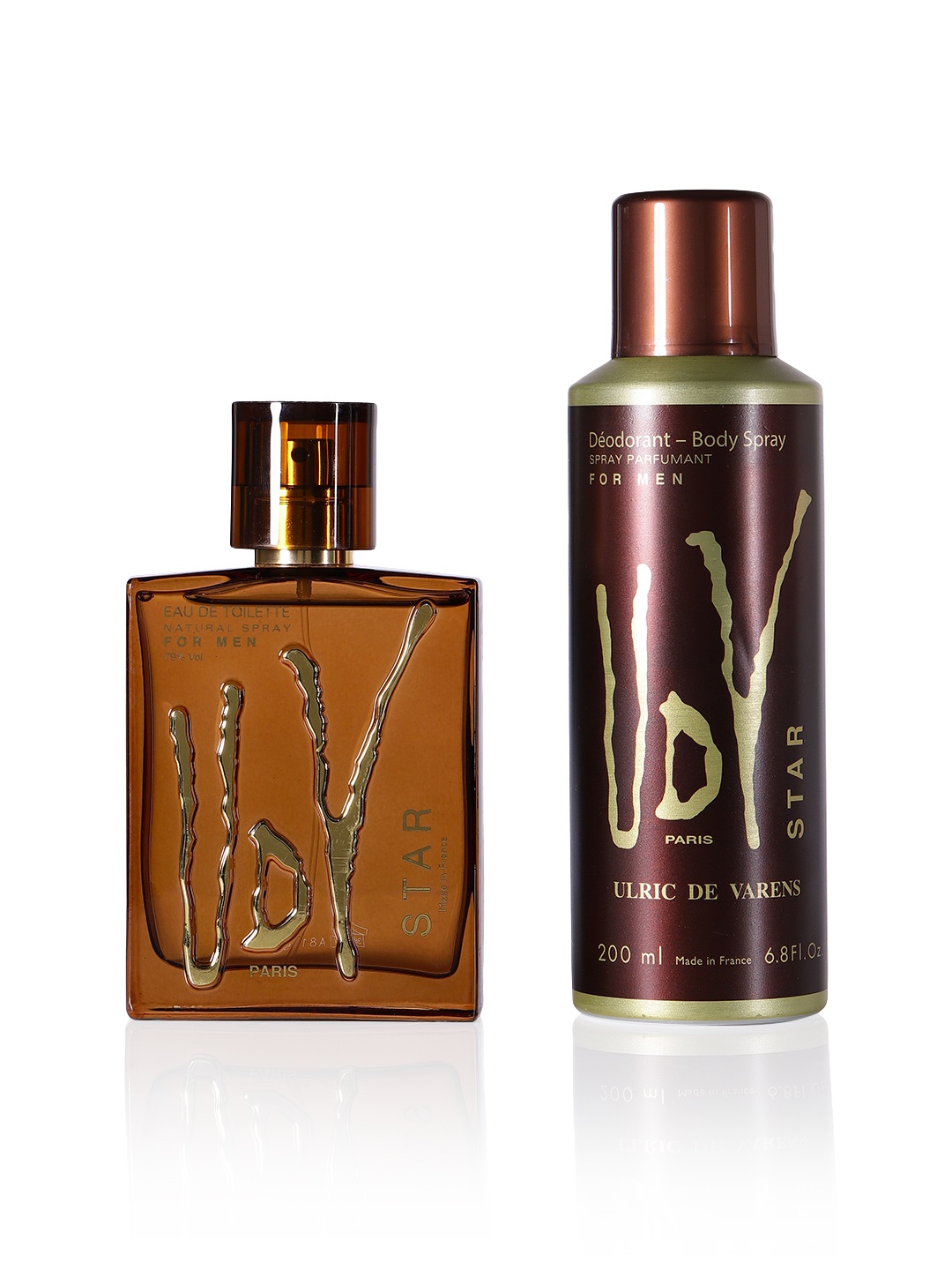 

ULRIC DE VARENS Men Coffret Fragrance Gift Set, Brown