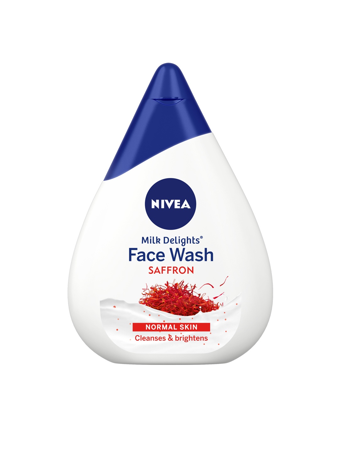 

Nivea Milk Delights Face Wash with Precious Saffron for Normal Skin 100 ml, White