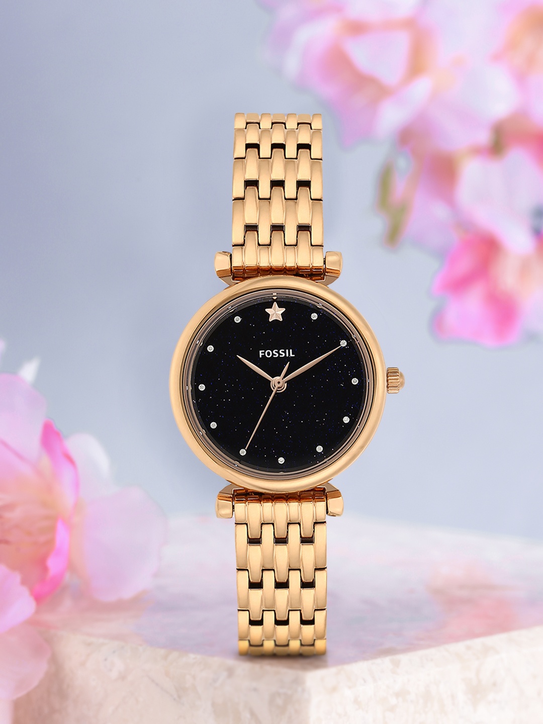 

Fossil Women Gold-Toned Analogue Watch ES4522