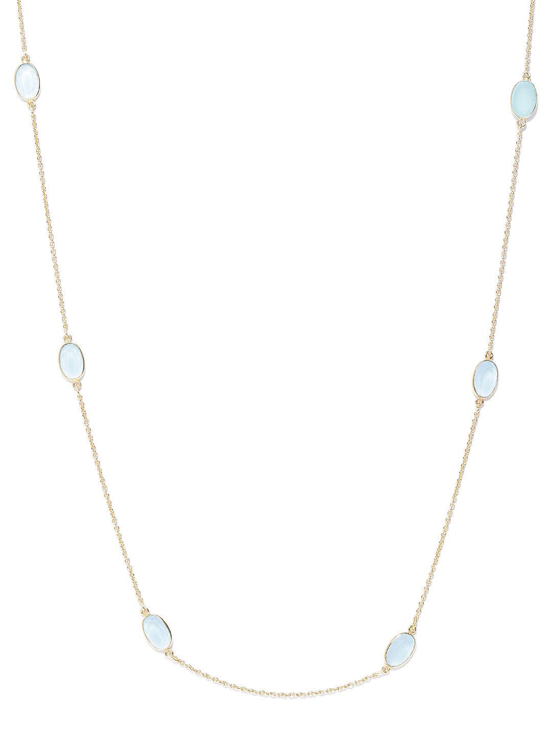 

Blueberry Blue Gold-Plated Handcrafted Necklace