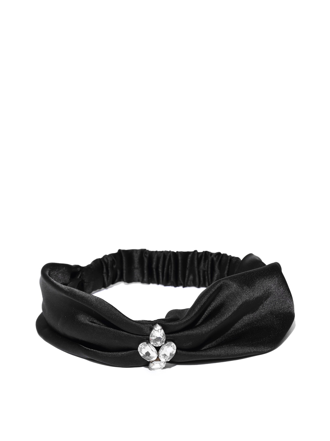 

Blueberry Women Black Stone-Studded Hairband