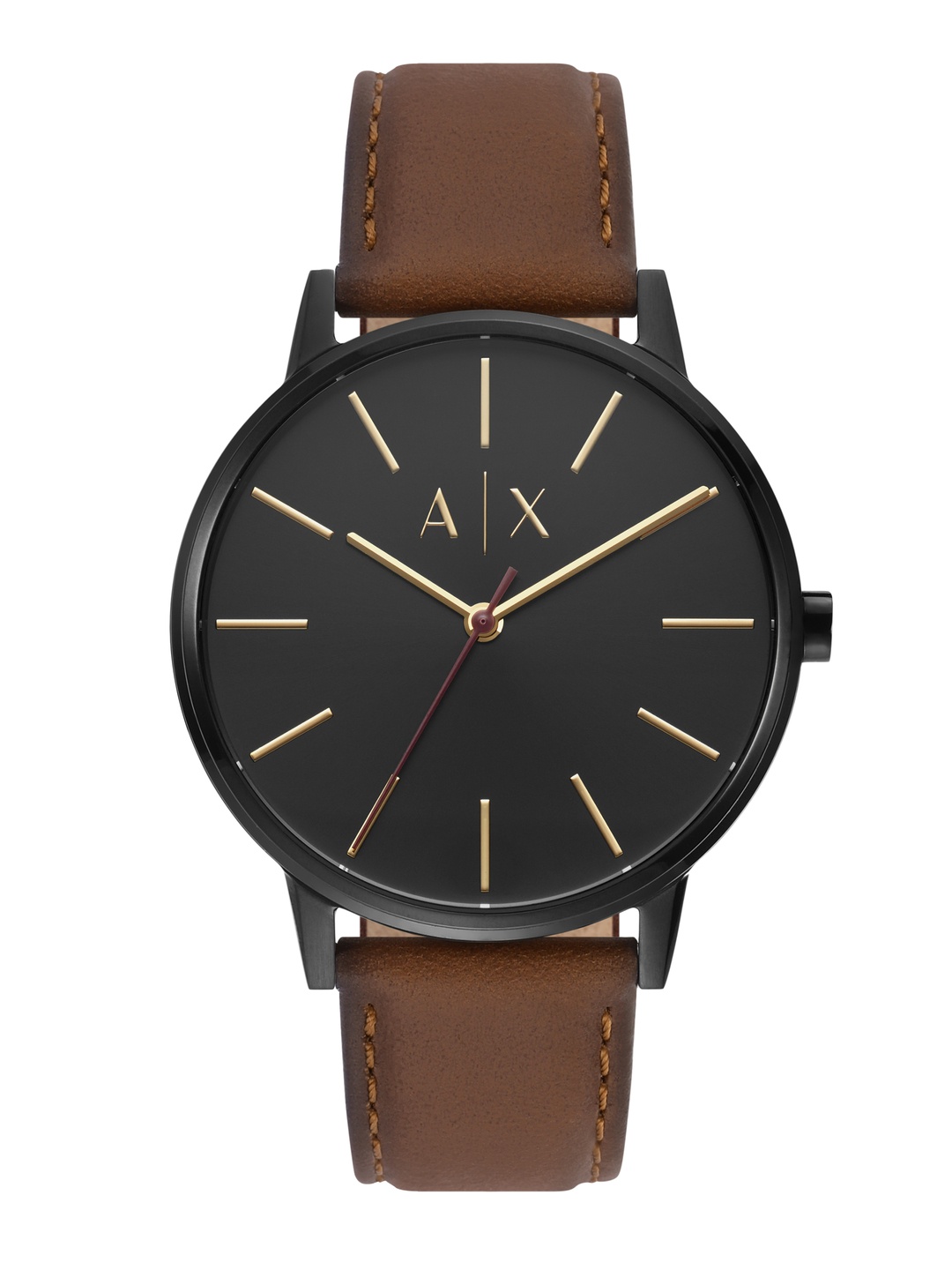 

Armani Exchange Cayde Brown Watch AX2706, Black