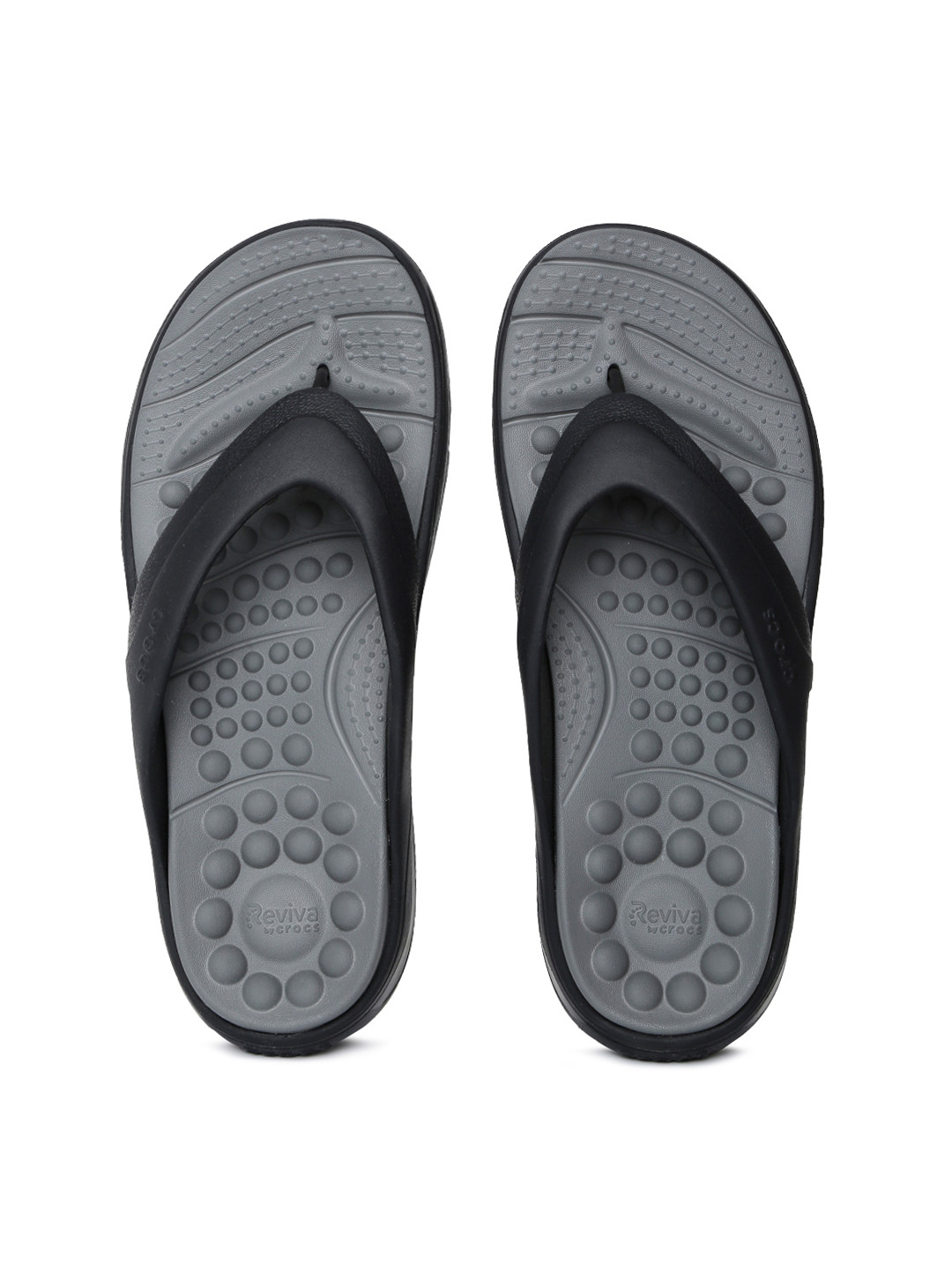 

Crocs Unisex Black Solid Thong Flip-Flops