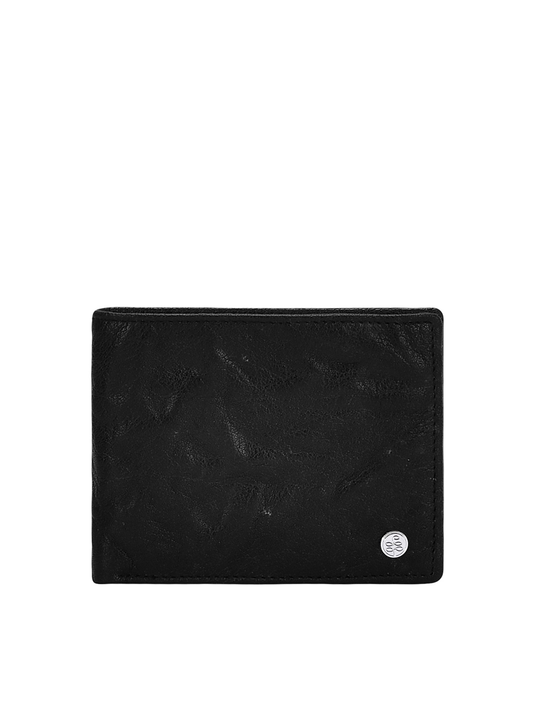 

Eske Men Black Leather Bifold Wallet